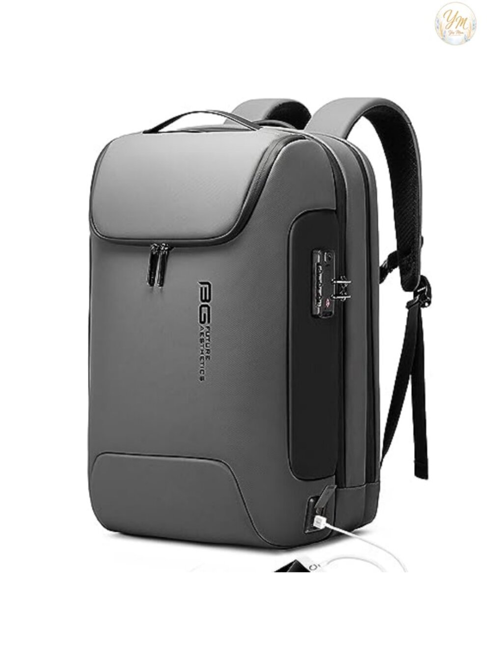 Anti Theft Laptop Backpack Waterproof YKK Zipper USB Charging TSA Lock 17.3